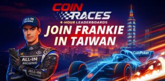 코인포커에서 진행하는 캐시 게임 레이스