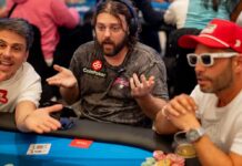 한순간의 실수… 제임스 카푸토, WSOP 파라다이스 슈퍼 메인 이벤트서 카드 버려 논란 파이널 테이블에서 큰 실수를 한 라이언 디파울로