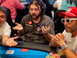 한순간의 실수… 제임스 카푸토, WSOP 파라다이스 슈퍼 메인 이벤트서 카드 버려 논란 파이널 테이블에서 큰 실수를 한 라이언 디파울로