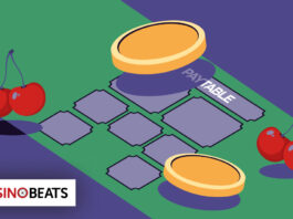 ์ฌ๋กฏ ๋น์ฒจ ํ๋ฅ ์ ์ด๋ฏธ ์ ํด์ ธ ์๋ค: ์ฌ๋กฏ ํ์ดํ
์ด๋ธ์ ์ค์์ฑ ๊ธํ์ ์ฒด๋ฆฌ ์ฌ๋ณผ์ด ๋ฐฐ์น๋ ์ฌ๋กฏ ํ์ดํ
์ด๋ธ ์ผ๋ฌ์คํธ๋ก, ์ฌ๋กฏ ๊ฒ์์ ๋น์ฒจ ๊ตฌ์กฐ์ ๋ณด์ ์์คํ
์ ์ค๋ช
ํ๋ ์ด๋ฏธ์ง.