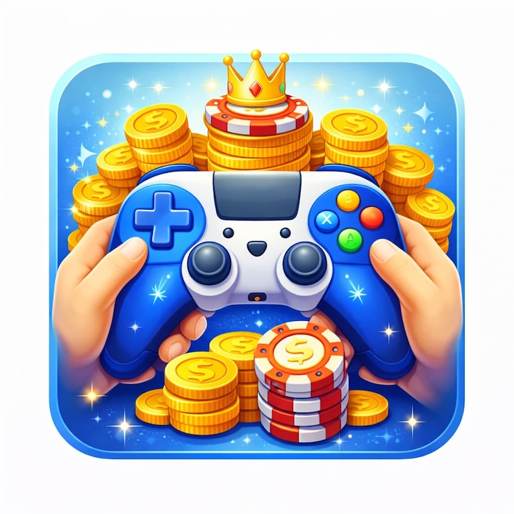 플레이어가 직접 조작해 게임을 진행하는 모습을 나타낸 아이콘