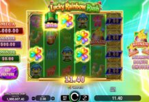 마이크로게이밍의 새로운 슬롯 럭키 레이보우 러쉬 플레이