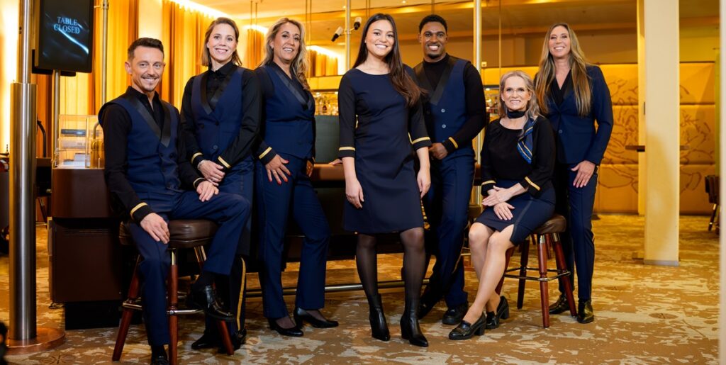nieuwe bedrijfskleding van Holland Casino