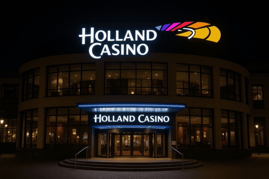 De voorkant van het pand van Holland Casino