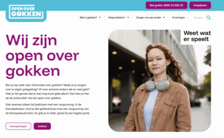 Kansspelautoriteit lanceert ‘Open over Gokken’