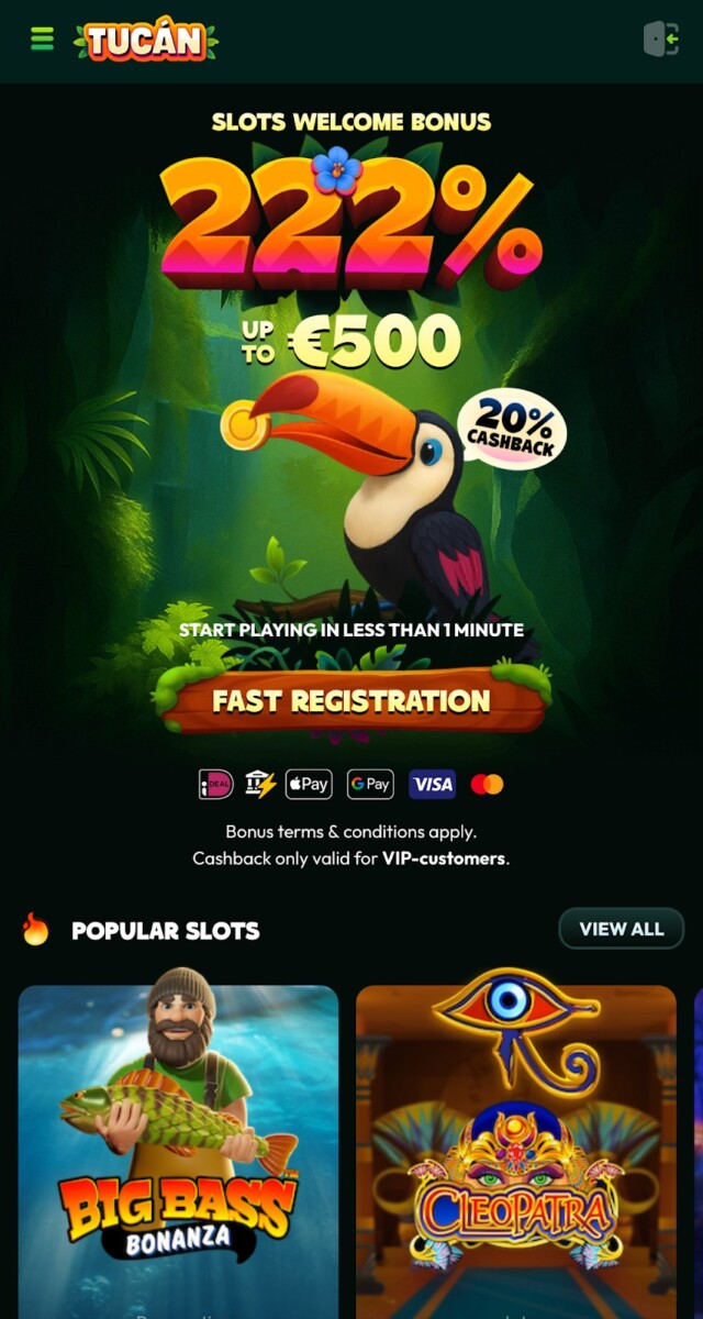 Tucan Casino heeft een groot aanbod van 8000 games