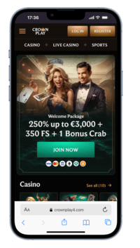 Crownplay uitstekend mobiel casino