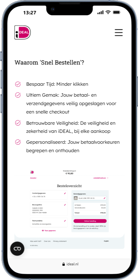 hoe werkt iDEAl interface