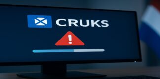 foutmelding bij online casino door Cruks storing