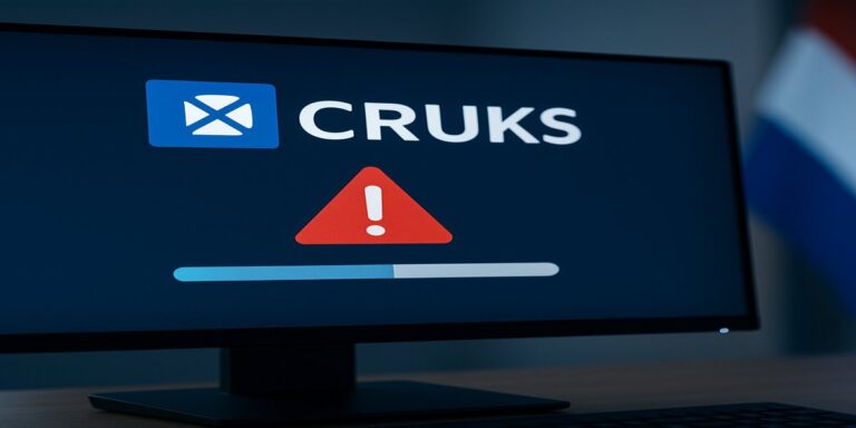 foutmelding bij online casino door Cruks storing