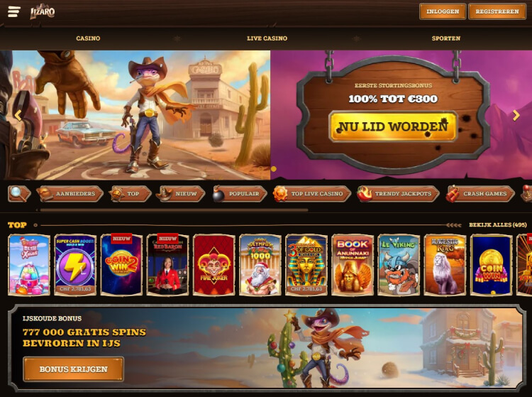 Lizaro Beste alternatief voor online iDEAL casino’s