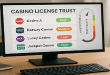 Betrouwbaarheidsmeter voor casino licenties