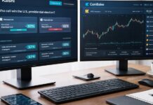 Coinbase werkt met Kalshi aan lancering voorspellingsmarkt coinbase en kalshi voorspellingsmarkt dashboard