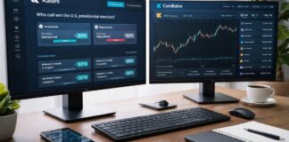 Coinbase werkt met Kalshi aan lancering voorspellingsmarkt coinbase en kalshi voorspellingsmarkt dashboard