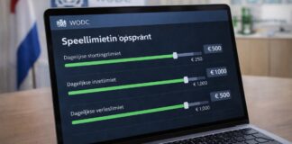 WODC: 82% steunt speellimieten, maar 64% voelt ze niet nodig Speellimieten scherm bij online casino