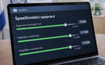WODC: 82% steunt speellimieten, maar 64% voelt ze niet nodig Speellimieten scherm bij online casino