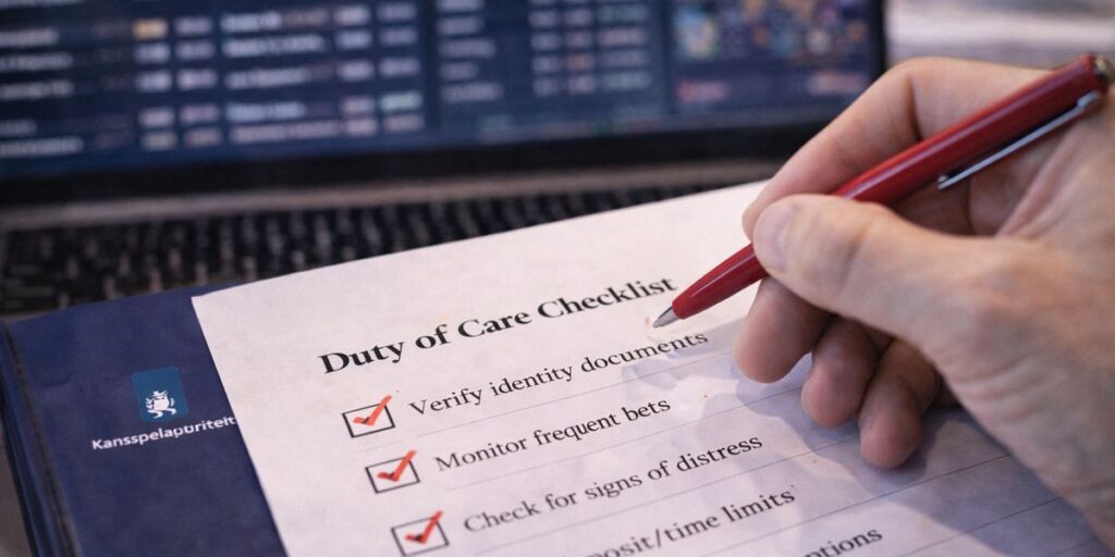 Checklist zorgplicht Nederlandse casino's