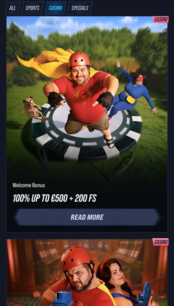 Vegas Hero - aantrekkelijke welkomstbonus met free spins