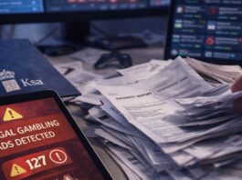 Ksa radeloos door illegale reclames: ‘Dweilen met de kraan open’ stapel met papieren klachten over gokreclames