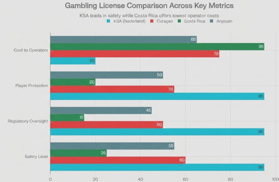 Pokervergunningen zonder Cruks en Ksa vergelijking