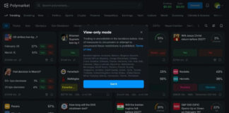 Polymarket op view only in Nederland