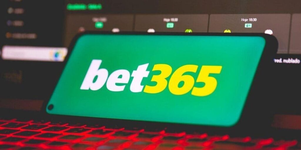 bet365 logo op mobiele telefoon