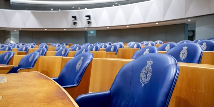 Stoelen in de Tweede Kamer