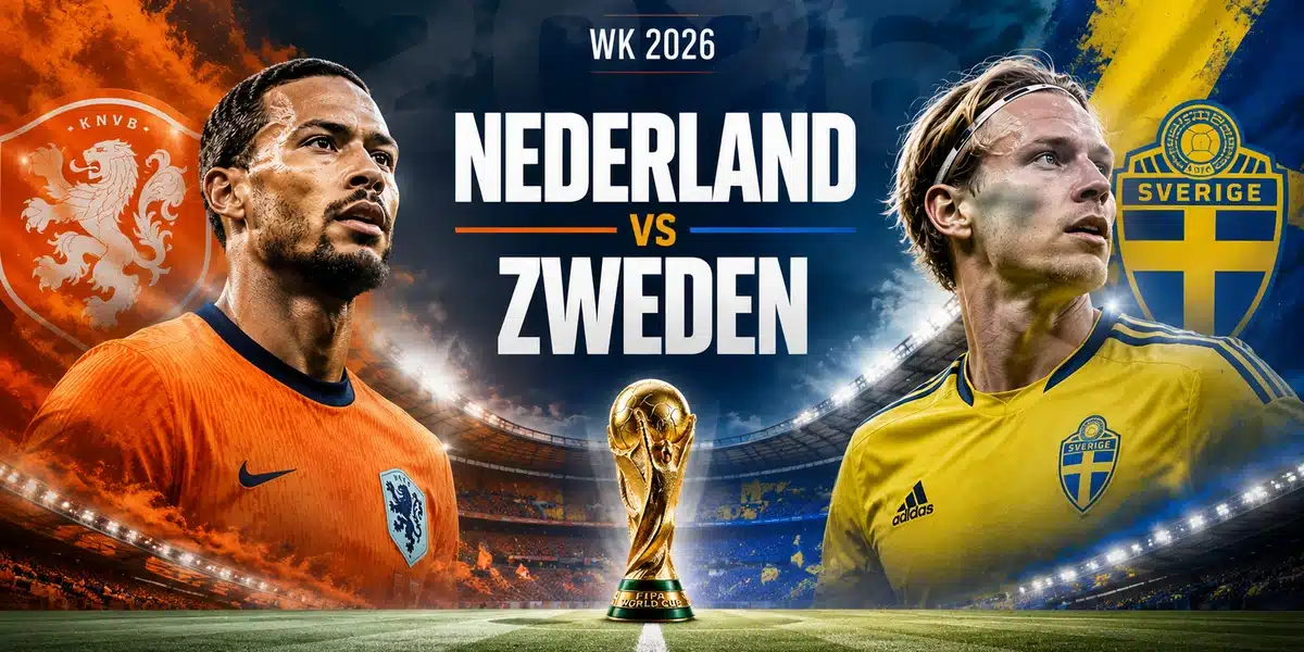 verwachting Nederland vs Zweden WK voetbal 2026