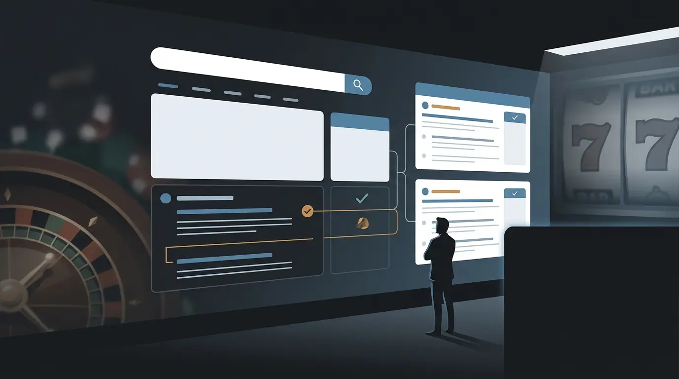 Abstract advertising compliance review for online gambling platforms