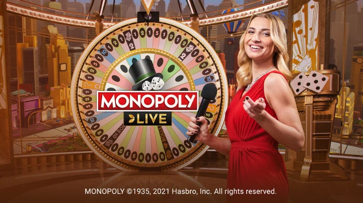 Monopoly Live banner från Evolution