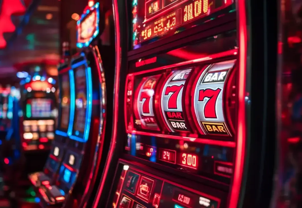 Spelmaskin i digital miljö för casino på nätet