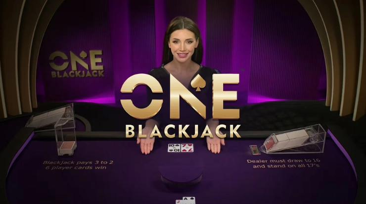 One Blackjack live casino spel