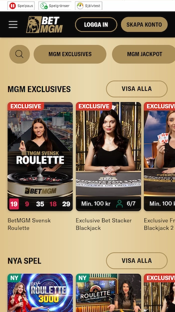BetMGM live casino