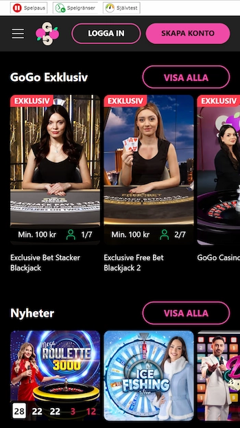 GoGo Casino live casino