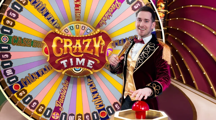 Crazy Time live casino logo