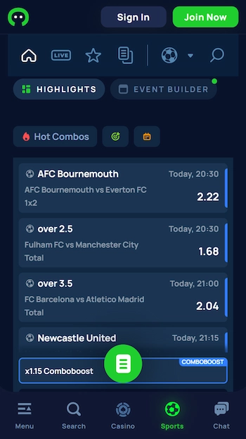 Cybet betting med combo boost
