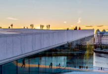 Norsk Tipping arbetar målinriktat med revisorernas kritik Oslo Operahus vid solnedgången med människor som promenerar på taket