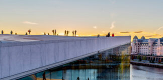 Norsk Tipping arbetar målinriktat med revisorernas kritik Oslo Operahus vid solnedgången med människor som promenerar på taket