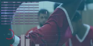 Spelare analyserar live statistik odds och marknadsdata under pågående match