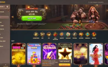 Nytt onlinecasino med svensk licens lanseras Startsida för Lodur casino med bonuserbjudande, live casino-banner och ett urval av populära slots och spel.