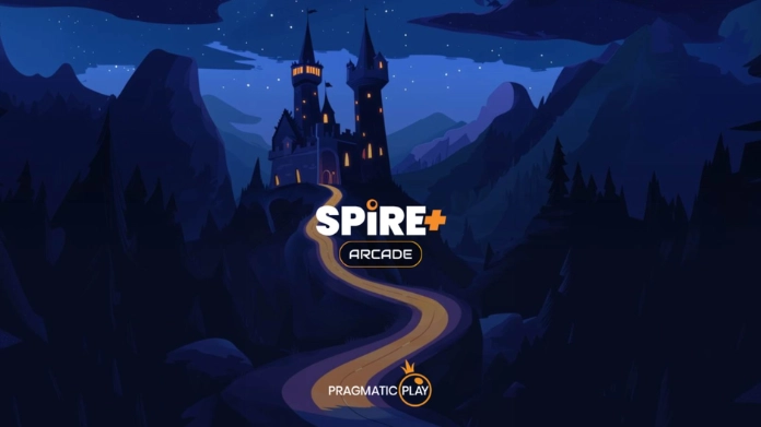 Spire+ Arkadspel intro med Pragmatic Play logo