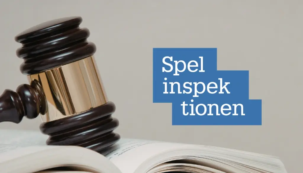 Domarklubba och Spelinspektionens logotyp