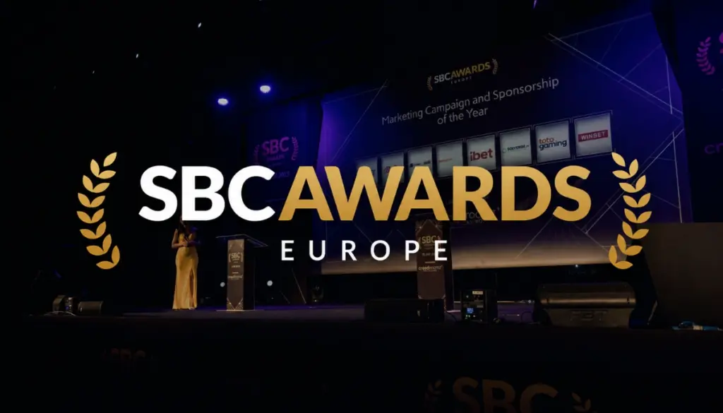 SBC Awards Europe scen i Malta under prisutdelning
