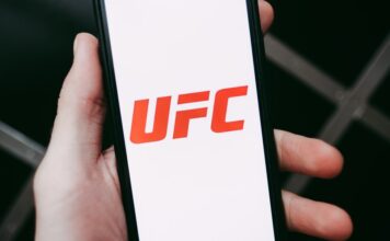Dana White Cites Betting Irregularities in Late UFC 324 Fight Cancellation The UFC logo displayed on a phone screen