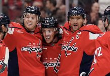 The Washington Capitals and Caesars have agreed to a partnership that places the Caesars Sportsbook logo on Capitals’ home and third jerseys.