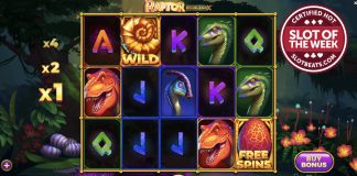 Yggdrasil sits at the top of the food chain as it claims Slotbeats’ Slot of the Week Award with its roaring new title, Raptor Doublemax.