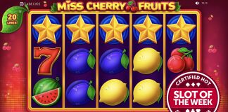 BGaming has taken it back to the classics claiming SlotBeats’ Slot of the Week award with its “traditional-style” slot title, Miss Cherry Fruits.