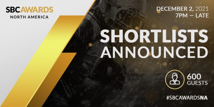 The inaugural SBC Awards North America will see betting and gaming’s biggest brands go head-to-head, as shortlist is announced.