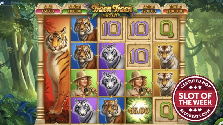 Yggdrasil and G Games have pounced to claim SlotBeats’ Slot of the Week award with their new roaring title, Tiger Tiger: Wild Life.