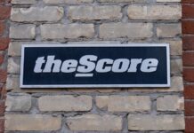 Penn Relaunches theScore Bet in the US, Ending ESPN Bet Era After Two-Year Struggle theScore logo mounted on a brick wall outside the company’s office